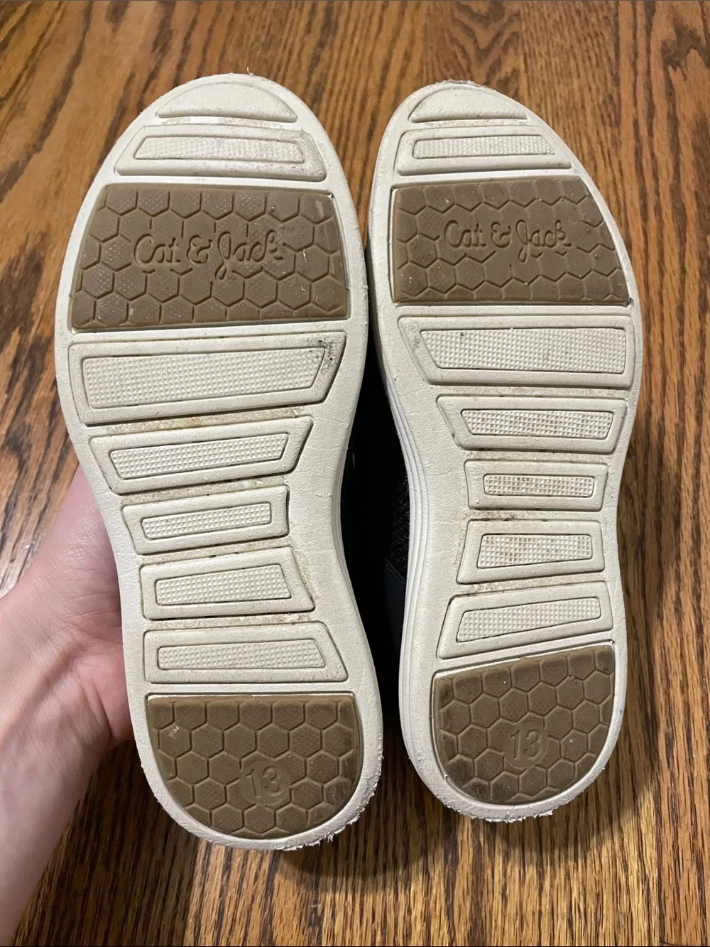 Cat & Jack Black Knit Lace-Up Kids Dress Shoes